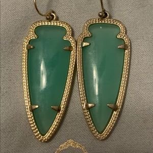 EUC - Kendra Scott Chalcedony Earrings